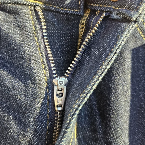 Banana Republic High Rise Wide Leg Crop Jeans Dark Wash Size 26 - Picture 9 of 9